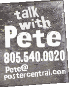 talk with Pete sign